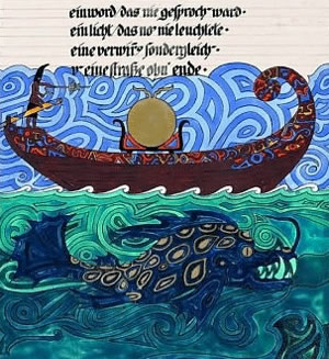 Globine nezavednega, ilustracija Carl Jung iz Rdeče knjige